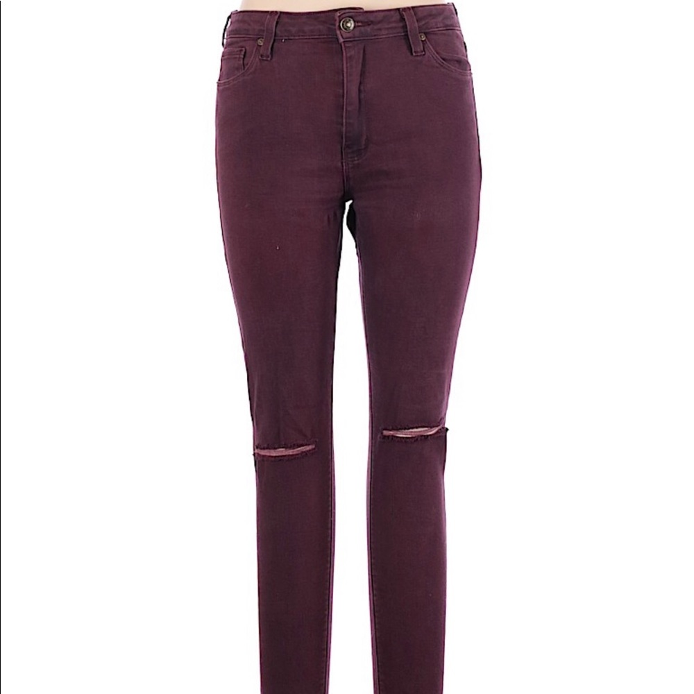 Women’s Just Black stretch skinny jeans distressed